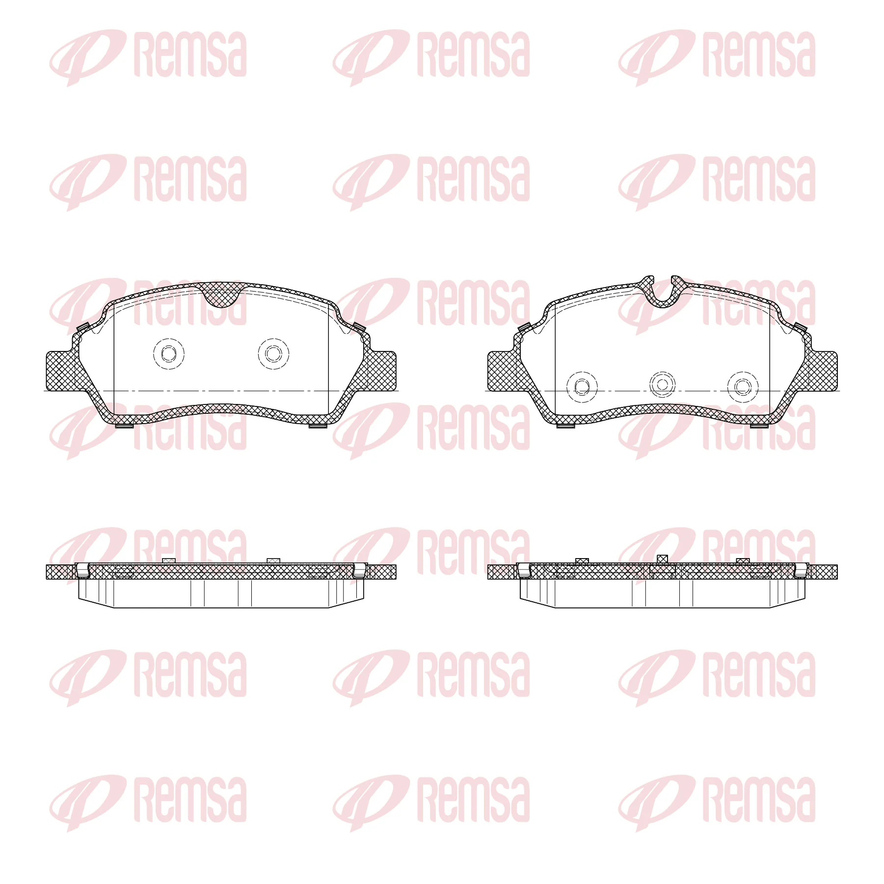 Brake Pad Set, disc brake 1605.10