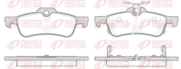 Brake Pad Set, disc brake 0862.12