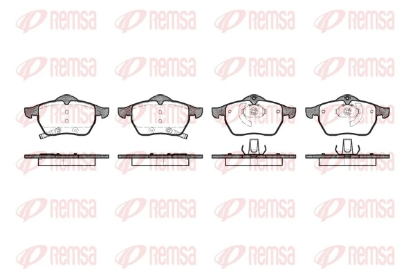 Brake Pad Set, disc brake 0390.32