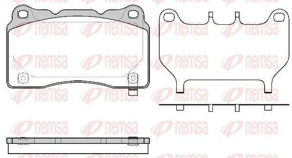 Brake Pad Set, disc brake 0666.64
