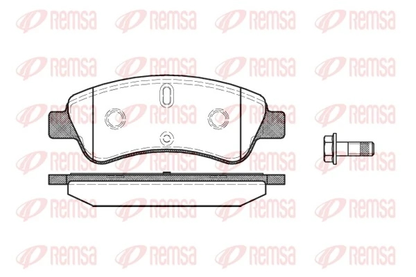 Brake Pad Set, disc brake 0840.10