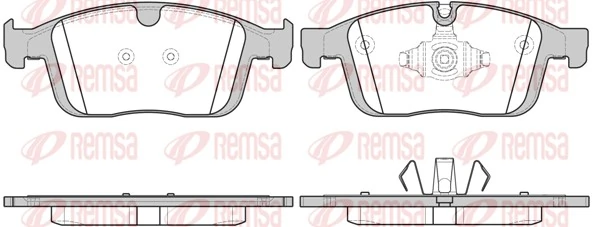 Brake Pad Set, disc brake 1689.00