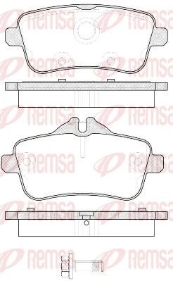 Brake Pad Set, disc brake 1503.00