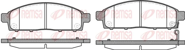 Brake Pad Set, disc brake 1242.01