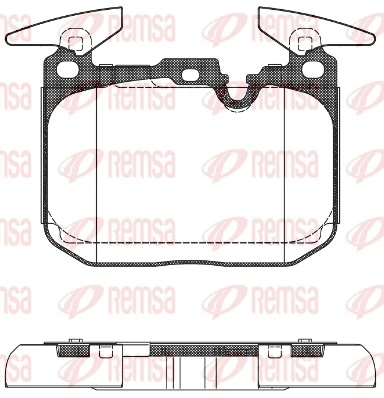 Brake Pad Set, disc brake 1491.00
