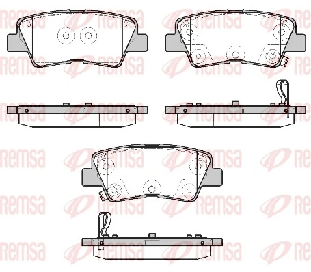 Brake Pad Set, disc brake 1807.12