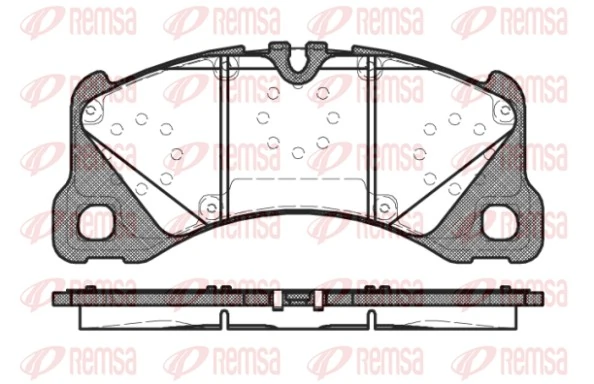 Brake Pad Set, disc brake 1345.40