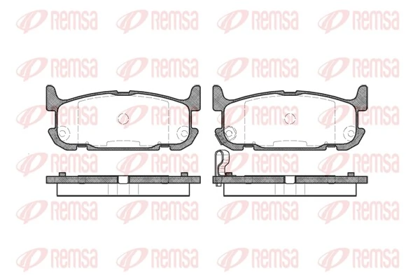 Brake Pad Set, disc brake 0853.12