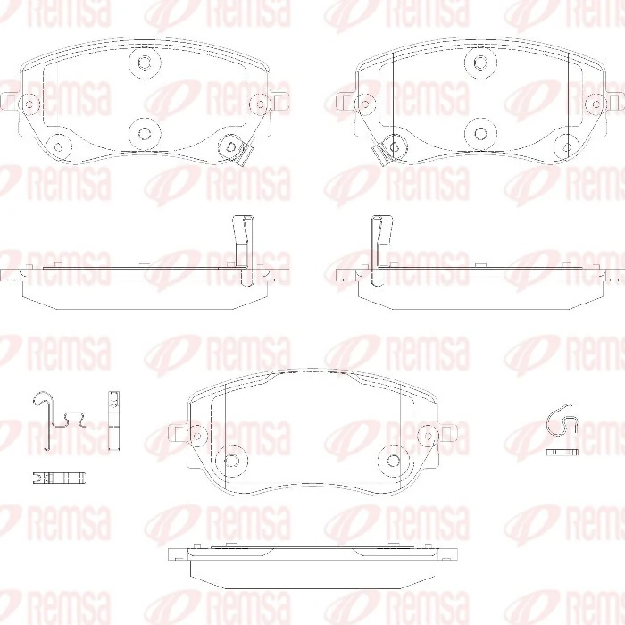 Brake Pad Set, disc brake 1940.02