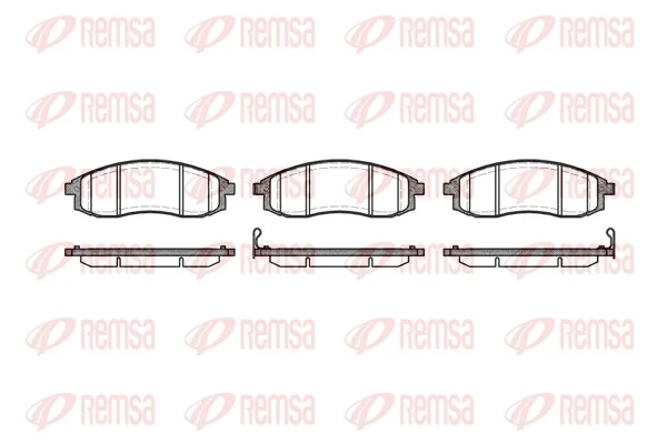 Brake Pad Set, disc brake 0598.12