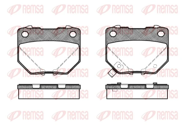 Brake Pad Set, disc brake 0365.21