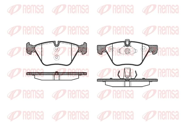 Brake Pad Set, disc brake 1052.00