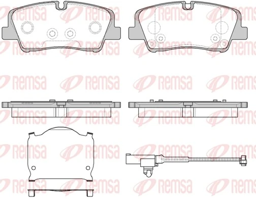 Brake Pad Set, disc brake 1687.10