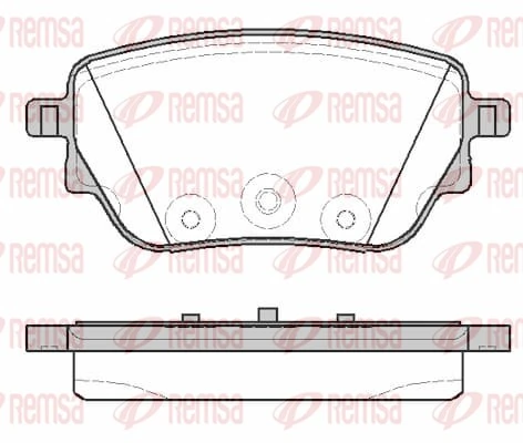Brake Pad Set, disc brake 1838.00