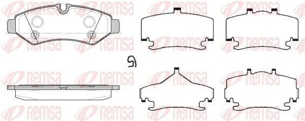 Brake Pad Set, disc brake 1867.00