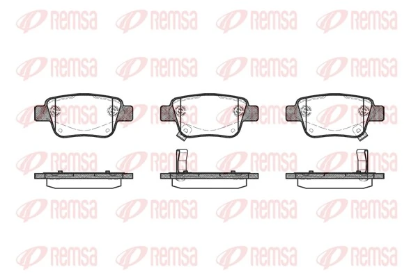 Brake Pad Set, disc brake 1047.02