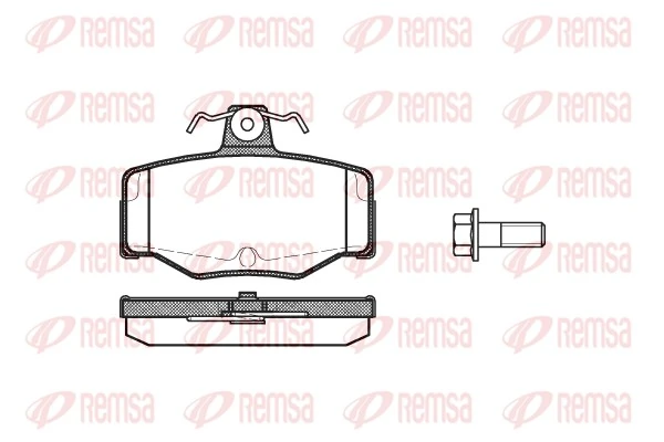 Brake Pad Set, disc brake 0343.00