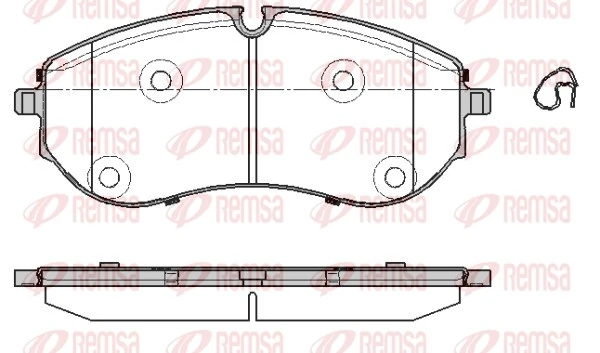 Brake Pad Set, disc brake 1857.00