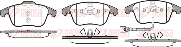 Brake Pad Set, disc brake 1219.21