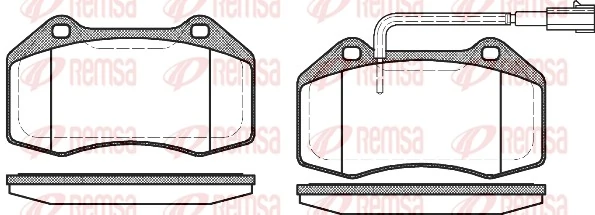 Brake Pad Set, disc brake 1113.12