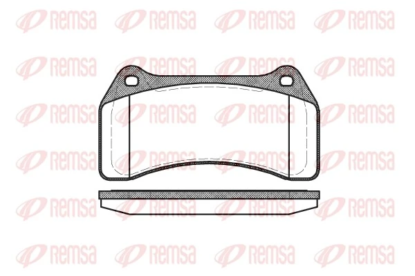 Brake Pad Set, disc brake 0895.00