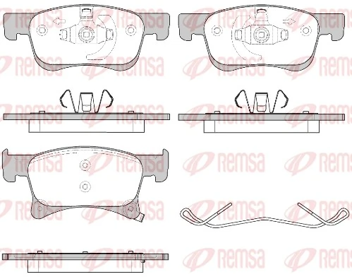 Brake Pad Set, disc brake 1580.02