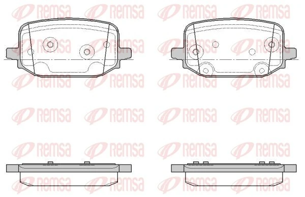 Brake Pad Set, disc brake 1934.00