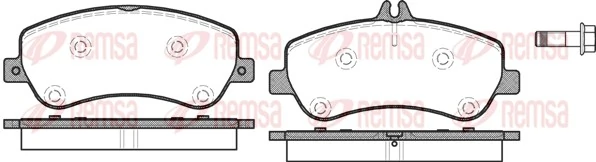 Brake Pad Set, disc brake 1377.00
