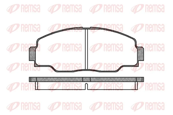 Brake Pad Set, disc brake 0308.00