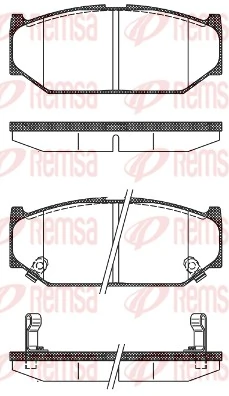 Brake Pad Set, disc brake 1381.12