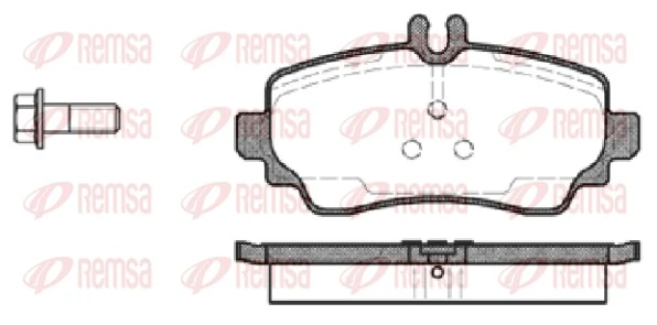 Brake Pad Set, disc brake 0650.00