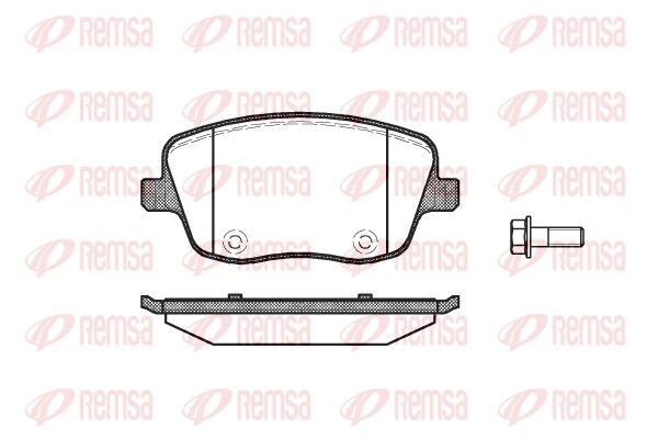 Brake Pad Set, disc brake 0775.00