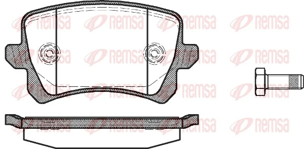 Brake Pad Set, disc brake 1342.00