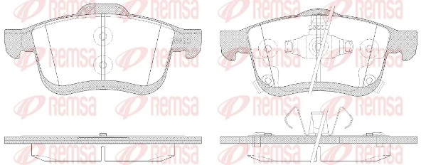 Brake Pad Set, disc brake 1183.42