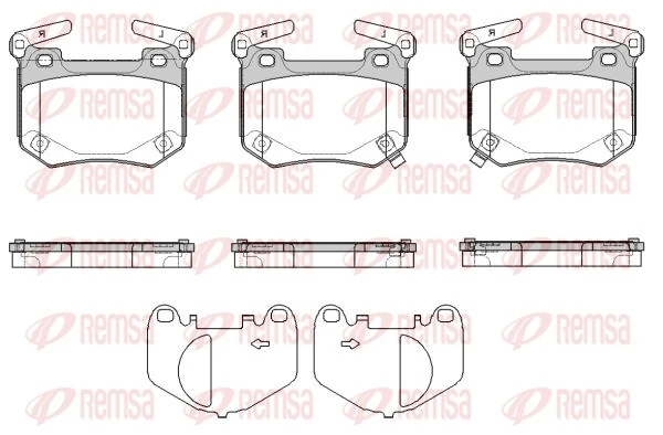 Brake Pad Set, disc brake 1849.02