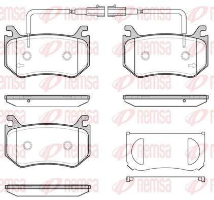 Brake Pad Set, disc brake 1715.02