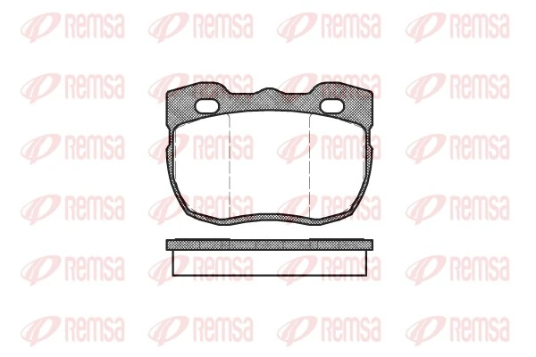 Brake Pad Set, disc brake 0267.00