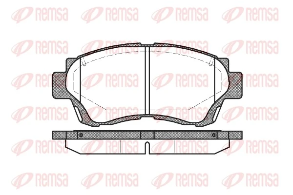 Brake Pad Set, disc brake 0370.00