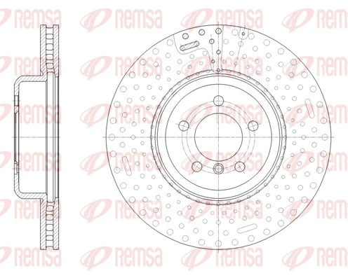 Brake Disc 61651.10