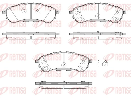 Brake Pad Set, disc brake 1750.12