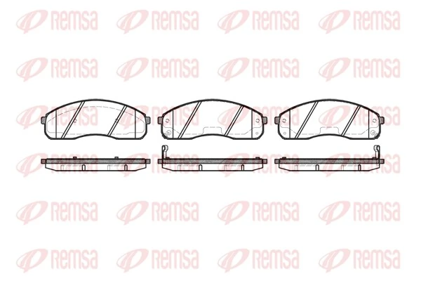 Brake Pad Set, disc brake 0821.02