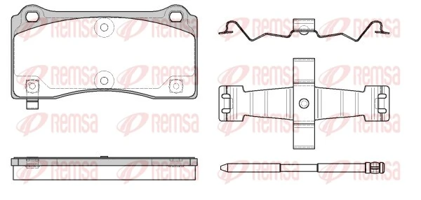 Brake Pad Set, disc brake 0983.14