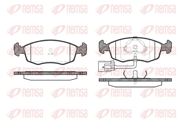 Brake Pad Set, disc brake 0172.22