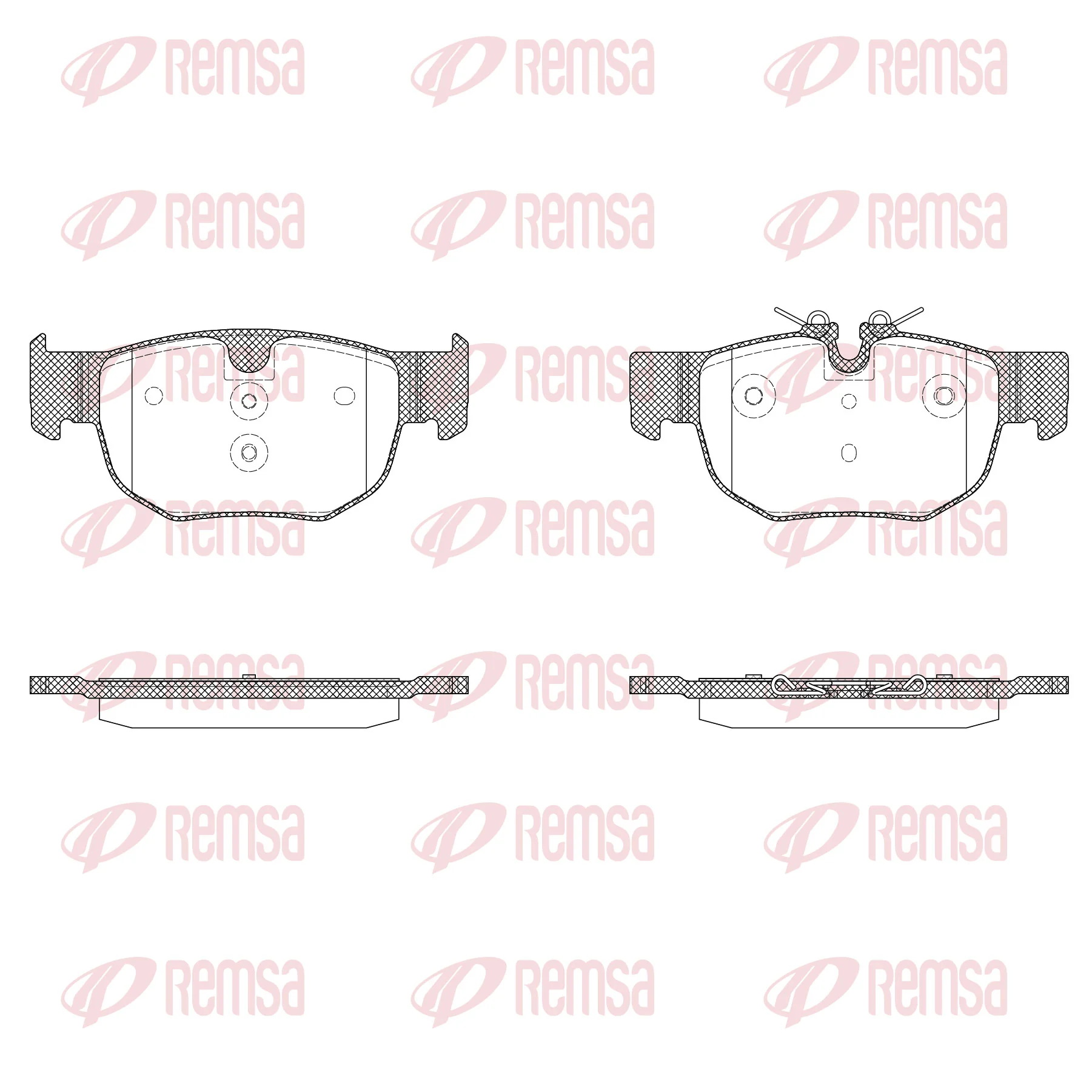 Brake Pad Set, disc brake 1915.00