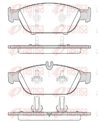 Brake Pad Set, disc brake 1441.10