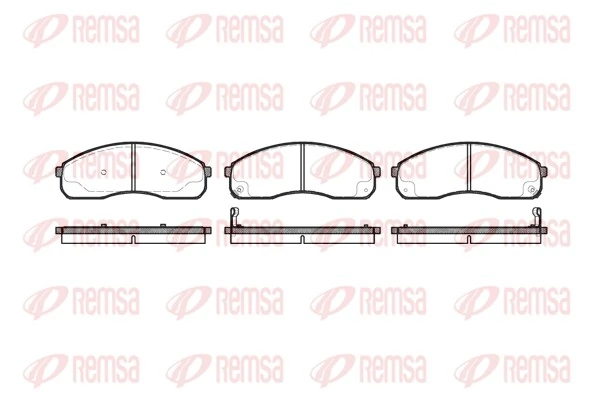Brake Pad Set, disc brake 0821.12