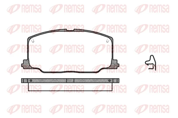 Brake Pad Set, disc brake 0268.04