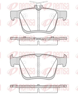 Brake Pad Set, disc brake 1516.00