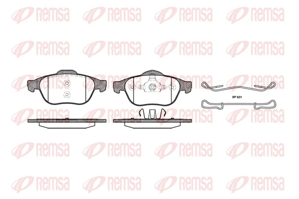 Brake Pad Set, disc brake 0843.00