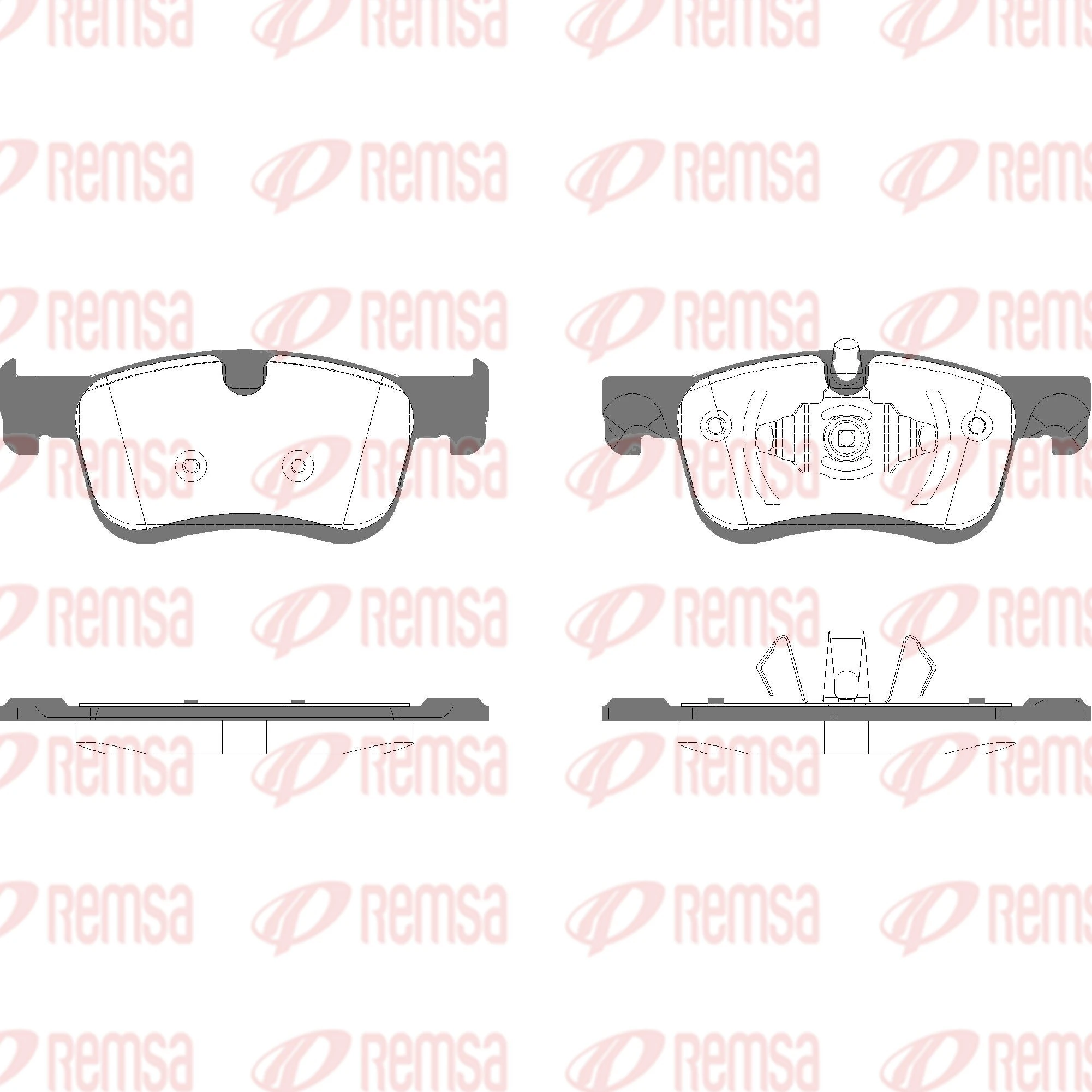 Brake Pad Set, disc brake 1580.10